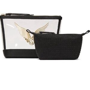 NWT Victoria’s Secret Show Angel Wings Cosmetic Make Up Bag Case Set New Gift
